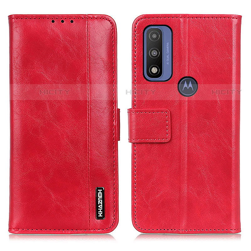 Handytasche Stand Schutzhülle Flip Leder Hülle M11L für Motorola Moto G Pure Rot