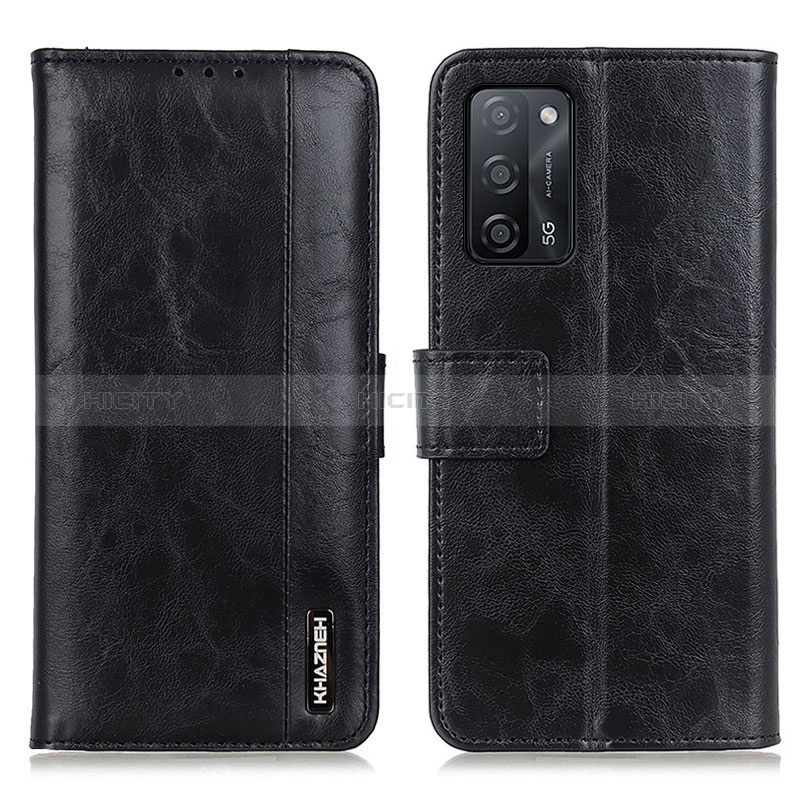 Handytasche Stand Schutzhülle Flip Leder Hülle M11L für Oppo A56 5G Schwarz Plus