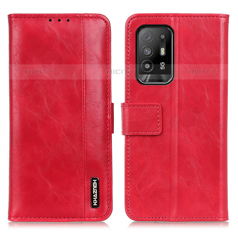 Handytasche Stand Schutzhülle Flip Leder Hülle M11L für Oppo F19 Pro+ Plus 5G Rot Plus