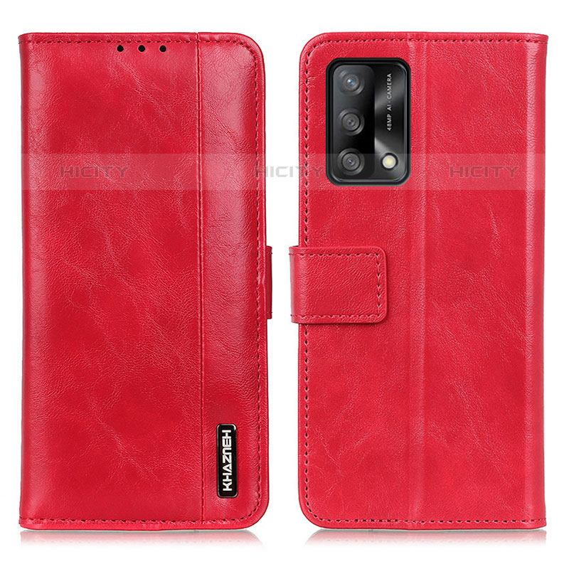 Handytasche Stand Schutzhülle Flip Leder Hülle M11L für Oppo Reno6 Lite Rot