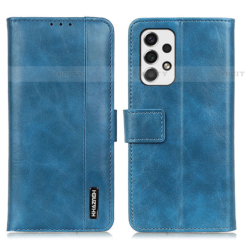 Handytasche Stand Schutzhülle Flip Leder Hülle M11L für Samsung Galaxy A53 5G Blau