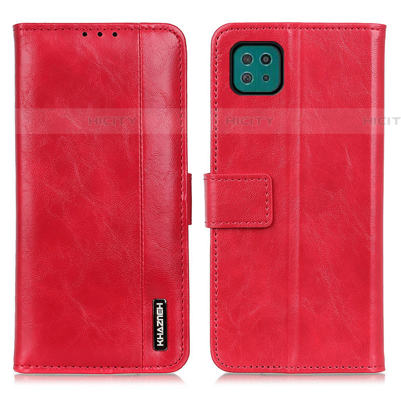 Handytasche Stand Schutzhülle Flip Leder Hülle M11L für Samsung Galaxy F42 5G Rot Plus