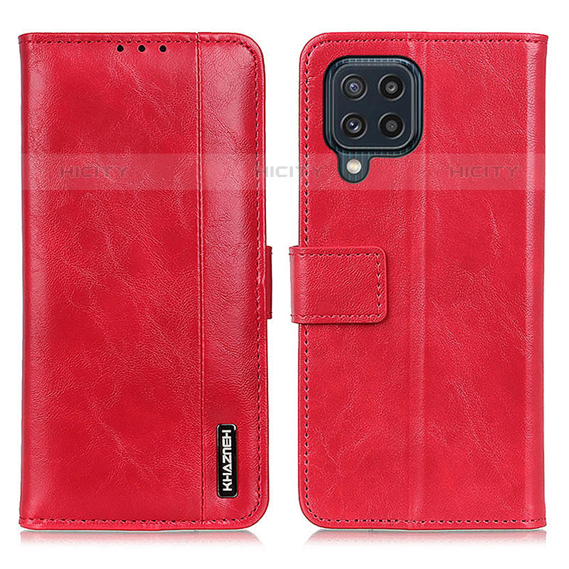 Handytasche Stand Schutzhülle Flip Leder Hülle M11L für Samsung Galaxy M32 4G Rot Plus