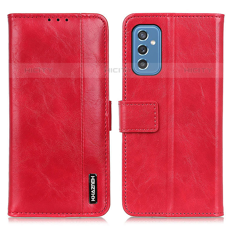 Handytasche Stand Schutzhülle Flip Leder Hülle M11L für Samsung Galaxy M52 5G Rot