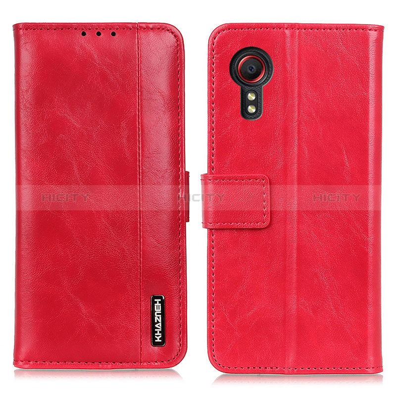 Handytasche Stand Schutzhülle Flip Leder Hülle M11L für Samsung Galaxy XCover 5 SM-G525F Rot