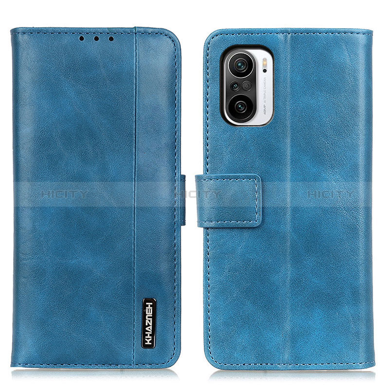 Handytasche Stand Schutzhülle Flip Leder Hülle M11L für Xiaomi Redmi K40 Pro 5G Blau Plus