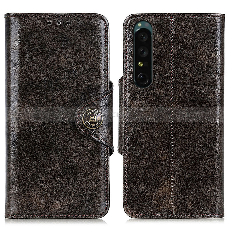 Handytasche Stand Schutzhülle Flip Leder Hülle M12L für Sony Xperia 1 IV groß