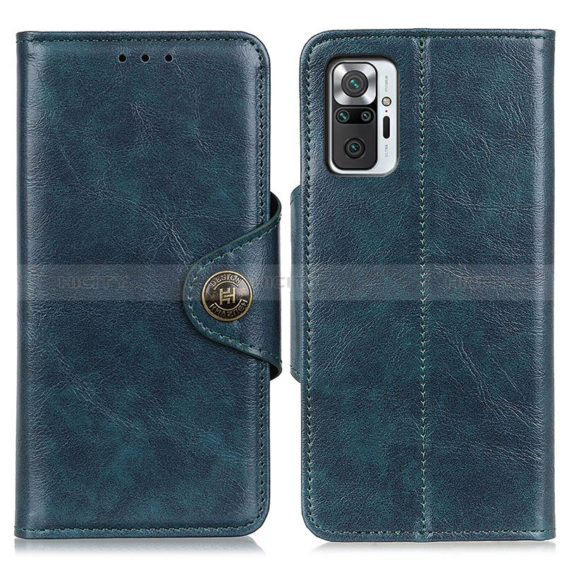 Handytasche Stand Schutzhülle Flip Leder Hülle M12L für Xiaomi Redmi Note 10 Pro Max Blau