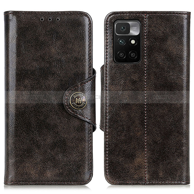 Handytasche Stand Schutzhülle Flip Leder Hülle M12L für Xiaomi Redmi Note 11 4G (2021) Bronze