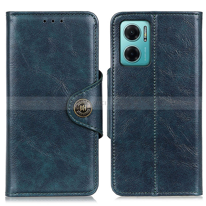 Handytasche Stand Schutzhülle Flip Leder Hülle M12L für Xiaomi Redmi Note 11E 5G Blau Plus