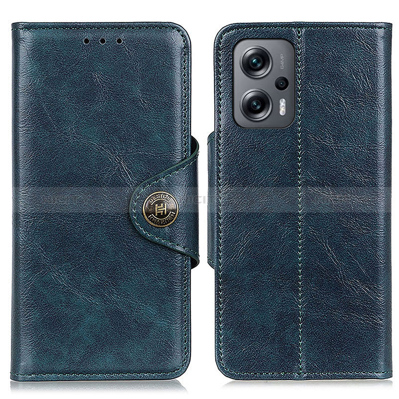 Handytasche Stand Schutzhülle Flip Leder Hülle M12L für Xiaomi Redmi Note 11T Pro 5G Blau