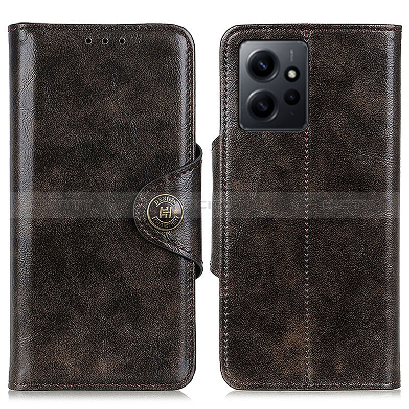 Handytasche Stand Schutzhülle Flip Leder Hülle M12L für Xiaomi Redmi Note 12 4G Bronze