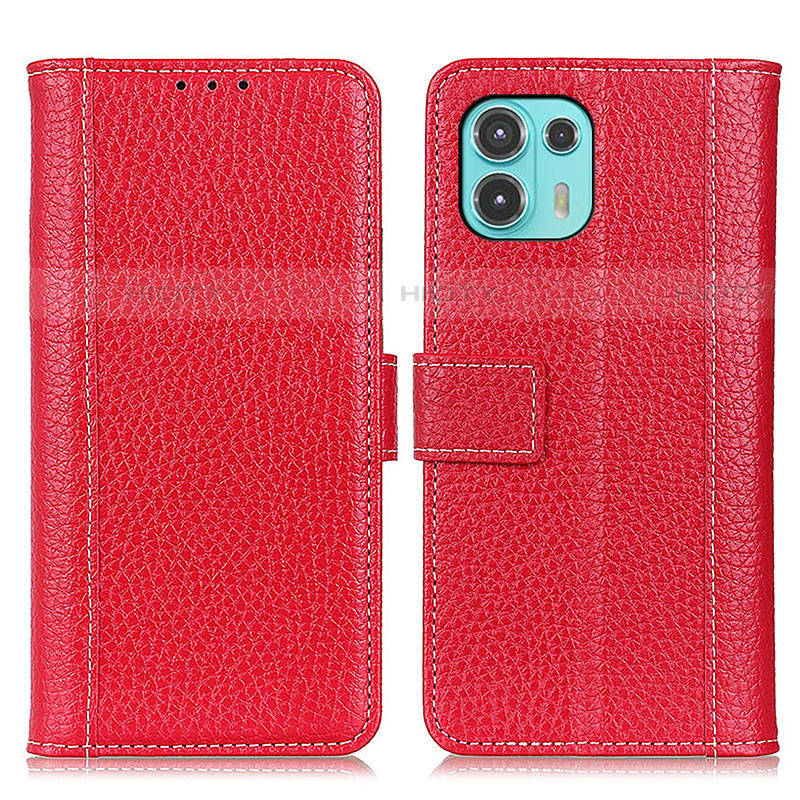 Handytasche Stand Schutzhülle Flip Leder Hülle M13L für Motorola Moto Edge 20 Lite 5G Rot