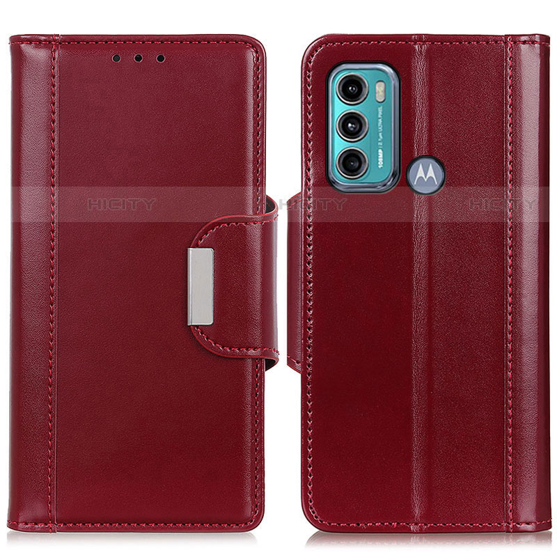 Handytasche Stand Schutzhülle Flip Leder Hülle M13L für Motorola Moto G60 Rot