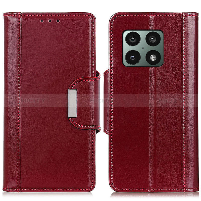 Handytasche Stand Schutzhülle Flip Leder Hülle M13L für OnePlus 10 Pro 5G Rot