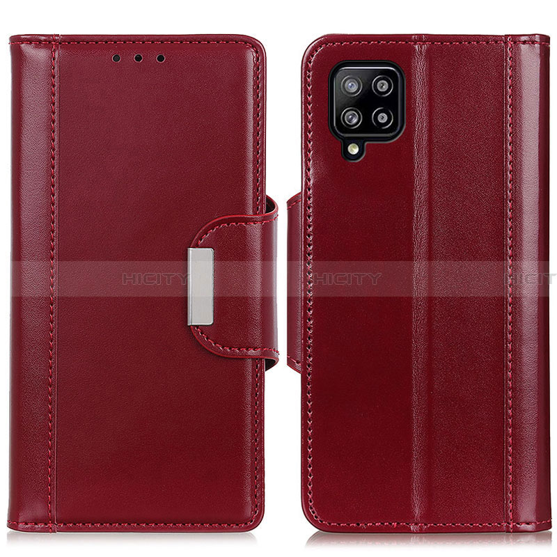 Handytasche Stand Schutzhülle Flip Leder Hülle M13L für Samsung Galaxy A22 4G Rot