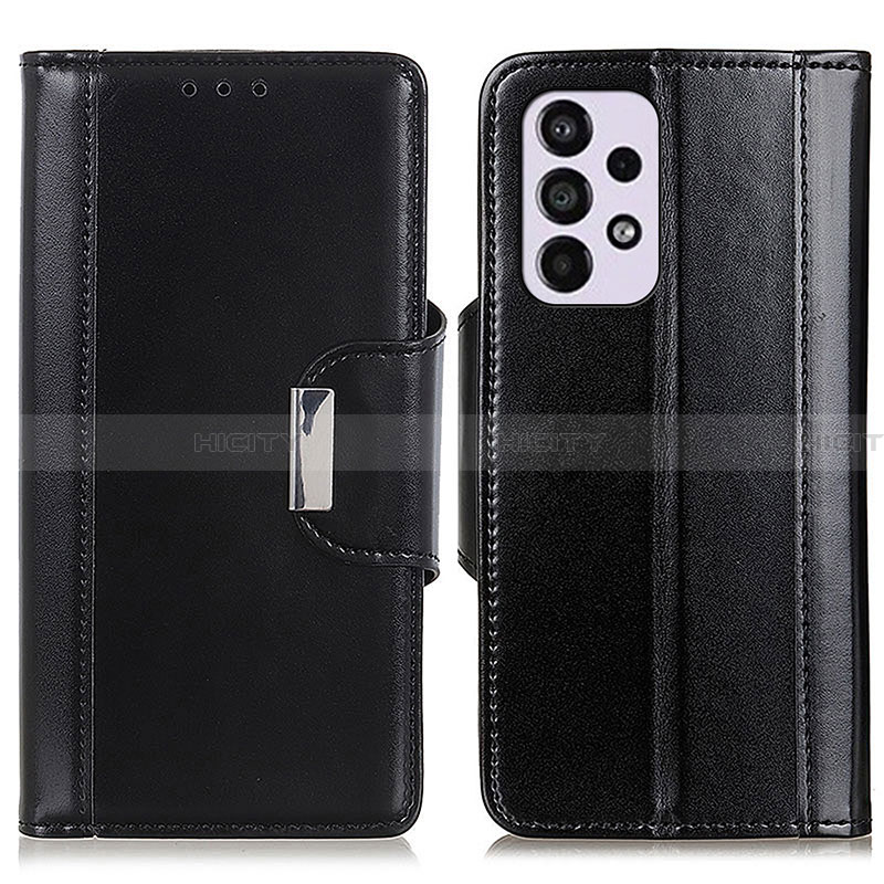 Handytasche Stand Schutzhülle Flip Leder Hülle M13L für Samsung Galaxy A33 5G Schwarz Plus