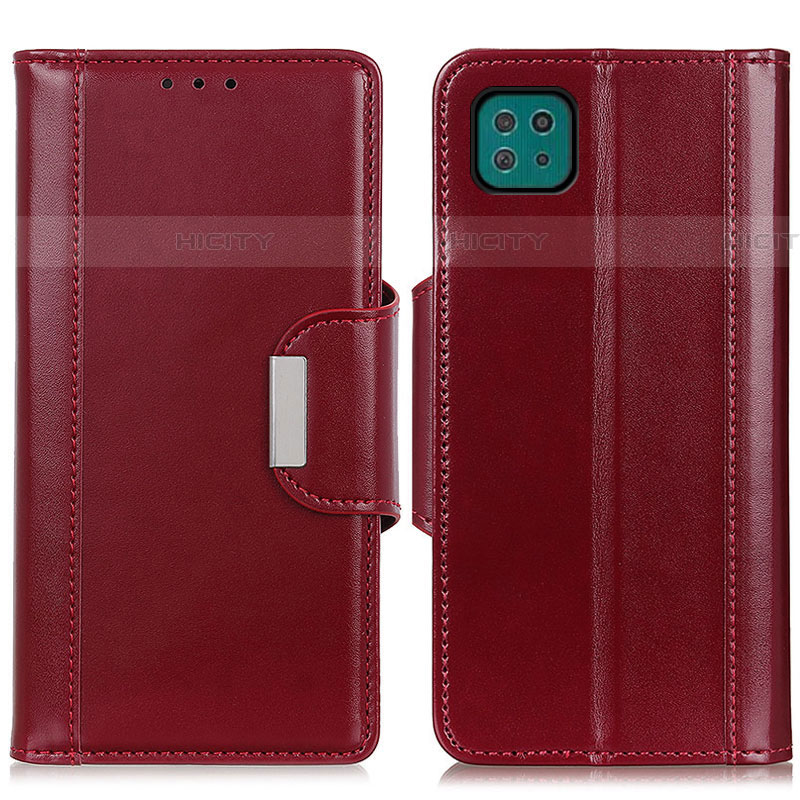 Handytasche Stand Schutzhülle Flip Leder Hülle M13L für Samsung Galaxy F42 5G Rot