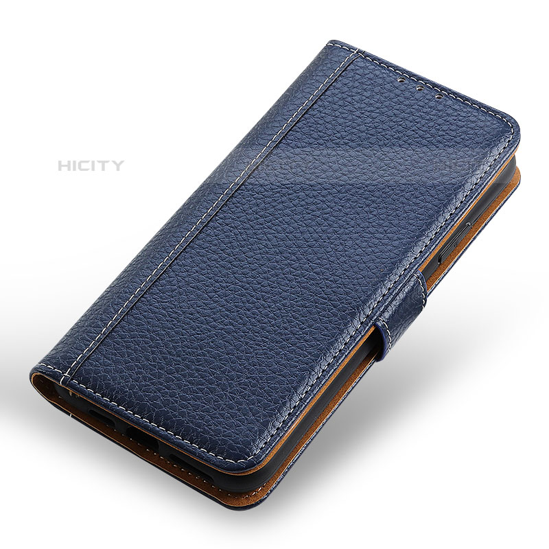 Handytasche Stand Schutzhülle Flip Leder Hülle M13L für Samsung Galaxy M32 5G Blau