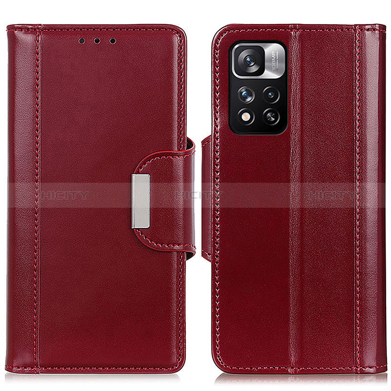 Handytasche Stand Schutzhülle Flip Leder Hülle M13L für Xiaomi Mi 11i 5G (2022) Rot