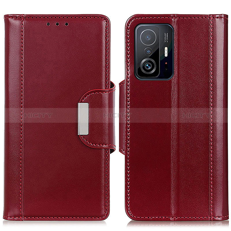 Handytasche Stand Schutzhülle Flip Leder Hülle M13L für Xiaomi Mi 11T 5G Rot