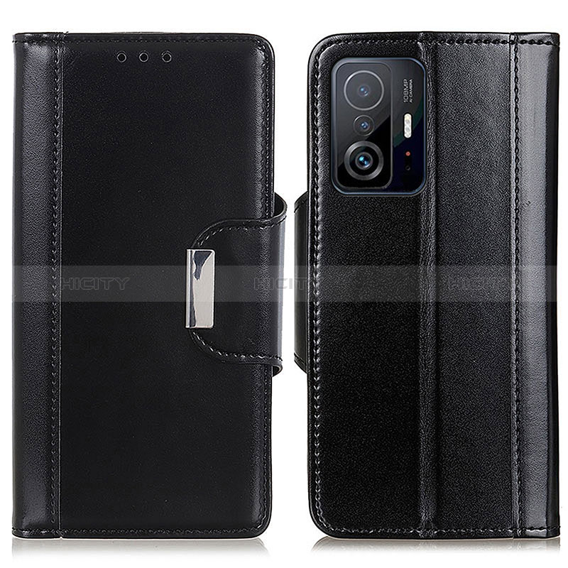 Handytasche Stand Schutzhülle Flip Leder Hülle M13L für Xiaomi Mi 11T 5G Schwarz