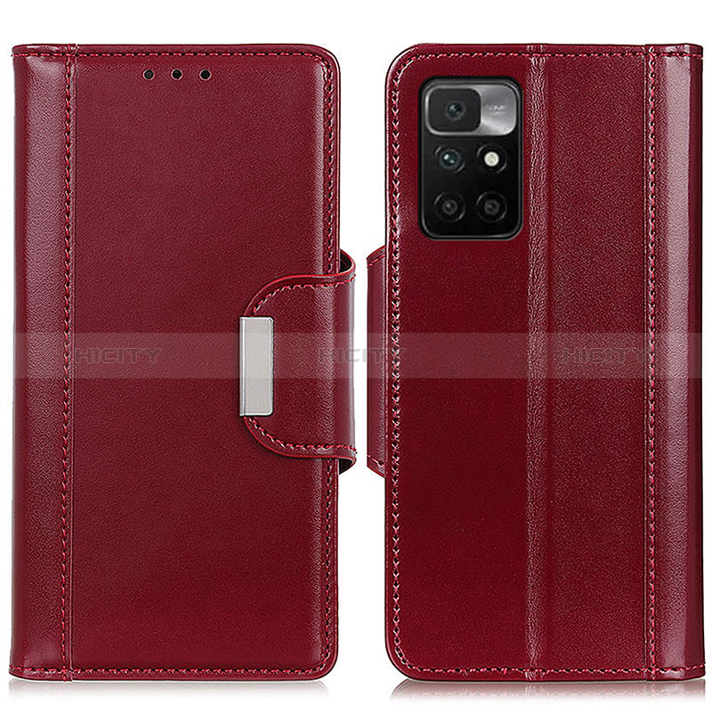 Handytasche Stand Schutzhülle Flip Leder Hülle M13L für Xiaomi Redmi 10 (2022) Rot Plus