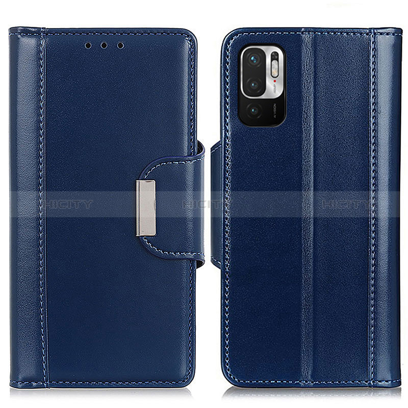 Handytasche Stand Schutzhülle Flip Leder Hülle M13L für Xiaomi Redmi Note 10 JE 5G Blau