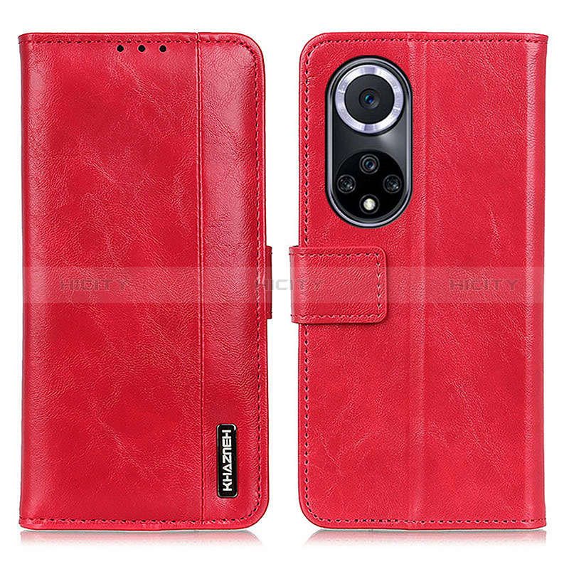 Handytasche Stand Schutzhülle Flip Leder Hülle M14L für Huawei Honor 50 5G Rot