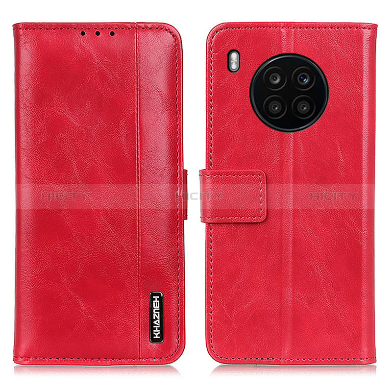 Handytasche Stand Schutzhülle Flip Leder Hülle M14L für Huawei Nova 8i Rot Plus