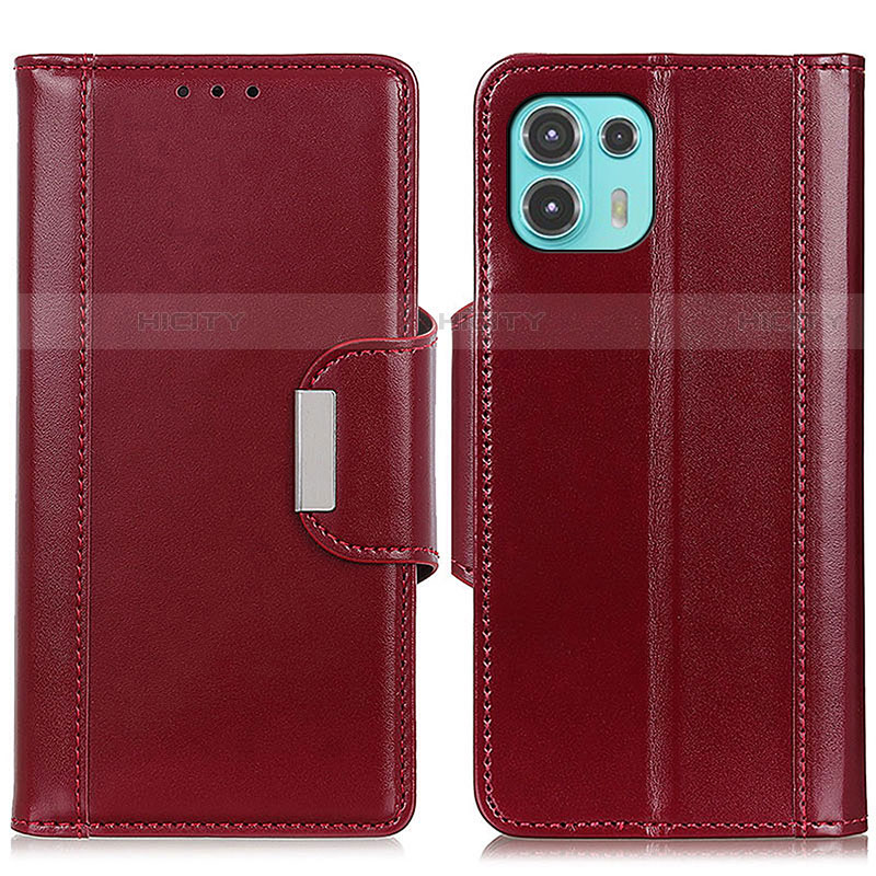 Handytasche Stand Schutzhülle Flip Leder Hülle M14L für Motorola Moto Edge 20 Lite 5G Rot