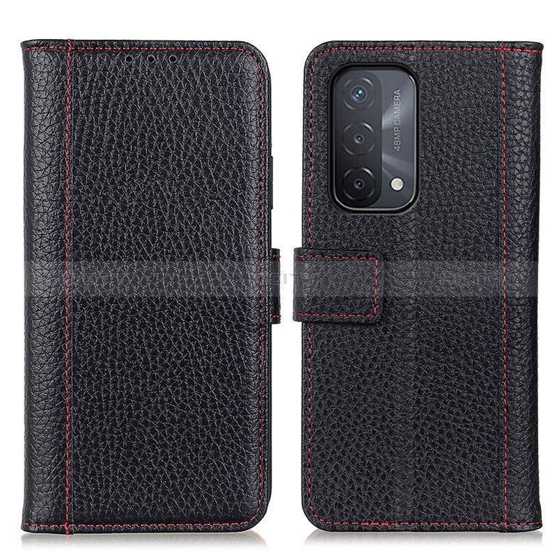 Handytasche Stand Schutzhülle Flip Leder Hülle M14L für Oppo A54 5G