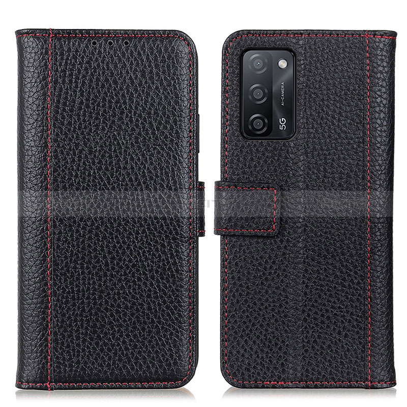 Handytasche Stand Schutzhülle Flip Leder Hülle M14L für Oppo A56 5G