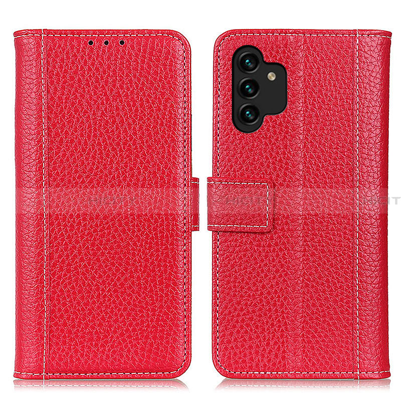 Handytasche Stand Schutzhülle Flip Leder Hülle M14L für Samsung Galaxy A13 4G Rot