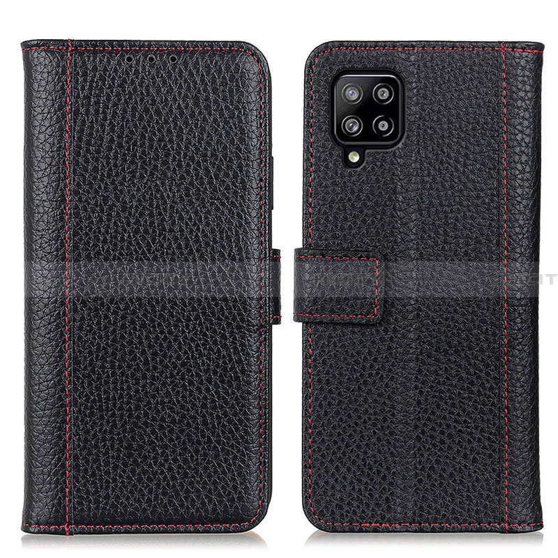 Handytasche Stand Schutzhülle Flip Leder Hülle M14L für Samsung Galaxy A22 4G groß