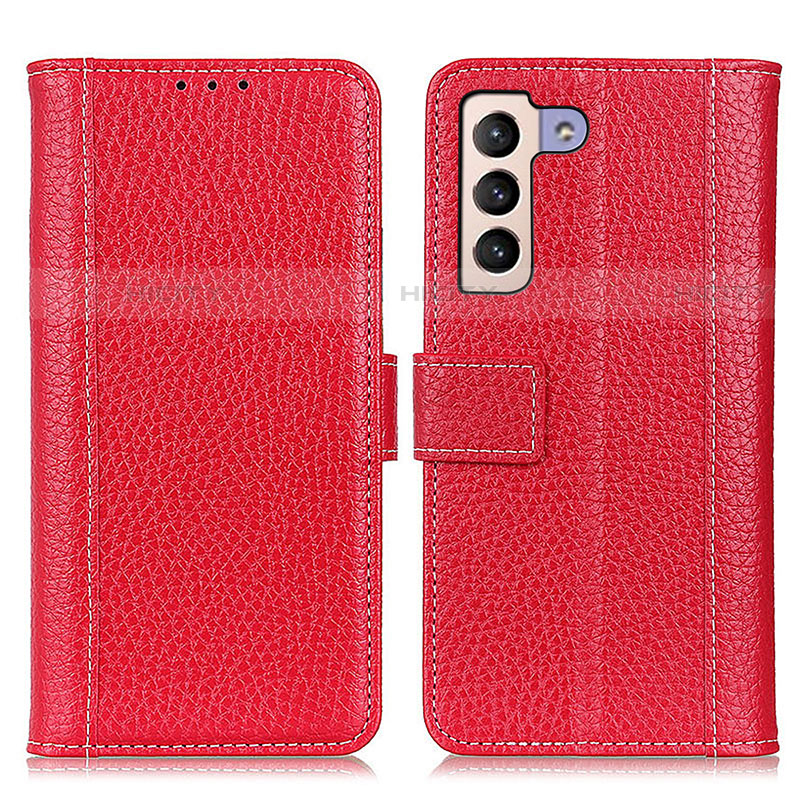 Handytasche Stand Schutzhülle Flip Leder Hülle M14L für Samsung Galaxy S23 Plus 5G Rot Plus