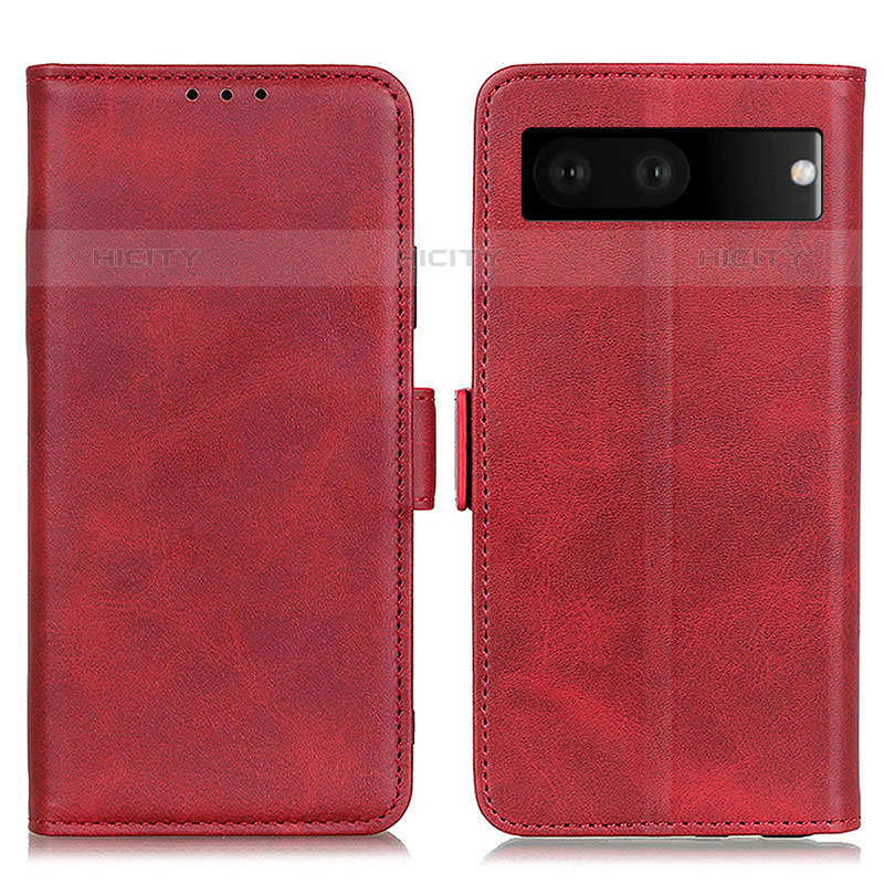 Handytasche Stand Schutzhülle Flip Leder Hülle M15L für Google Pixel 7 5G Rot