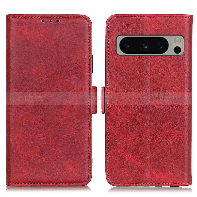 Handytasche Stand Schutzhülle Flip Leder Hülle M15L für Google Pixel 8 Pro 5G Rot Plus