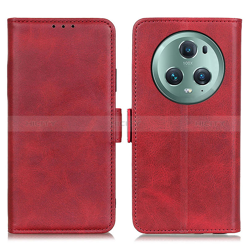 Handytasche Stand Schutzhülle Flip Leder Hülle M15L für Huawei Honor Magic5 Pro 5G Rot