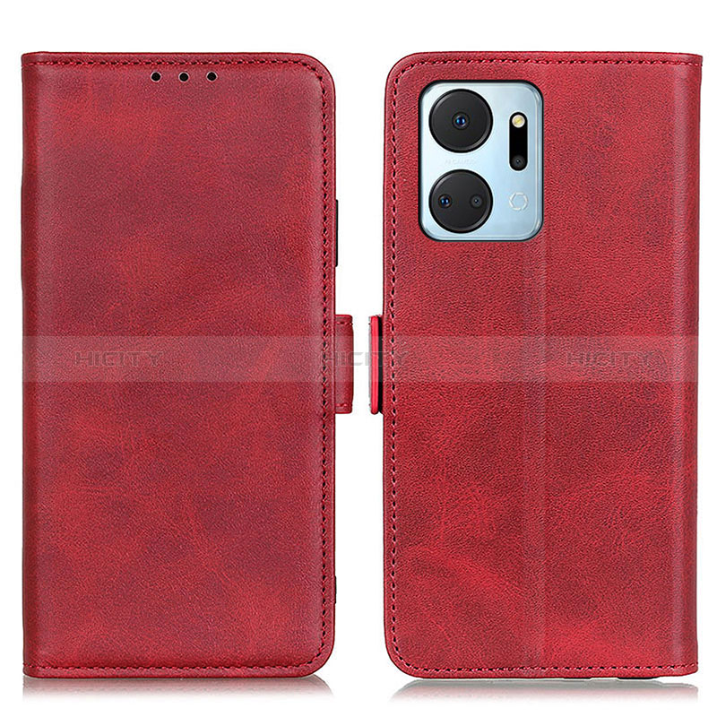 Handytasche Stand Schutzhülle Flip Leder Hülle M15L für Huawei Honor X7a Rot