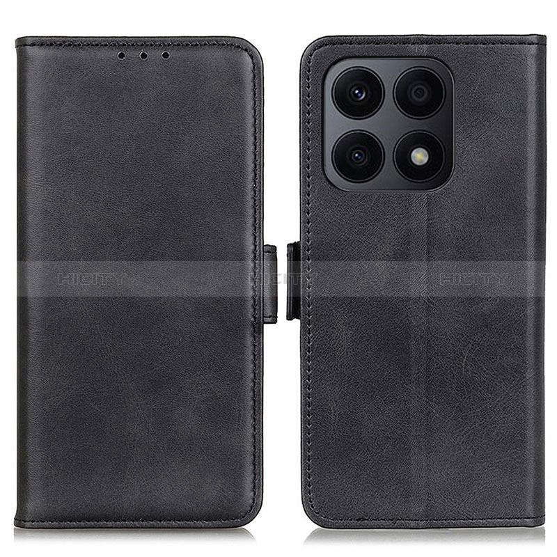 Handytasche Stand Schutzhülle Flip Leder Hülle M15L für Huawei Honor X8a 4G Schwarz Plus