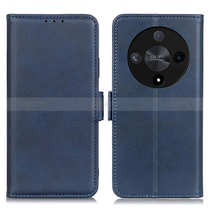 Handytasche Stand Schutzhülle Flip Leder Hülle M15L für Huawei Honor X9b 5G Blau Plus