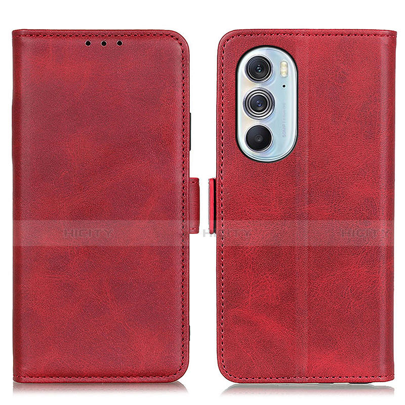 Handytasche Stand Schutzhülle Flip Leder Hülle M15L für Motorola Moto Edge 30 Pro 5G Rot Plus