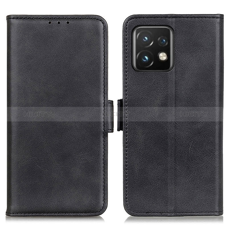 Handytasche Stand Schutzhülle Flip Leder Hülle M15L für Motorola Moto Edge Plus (2023) 5G Schwarz Plus