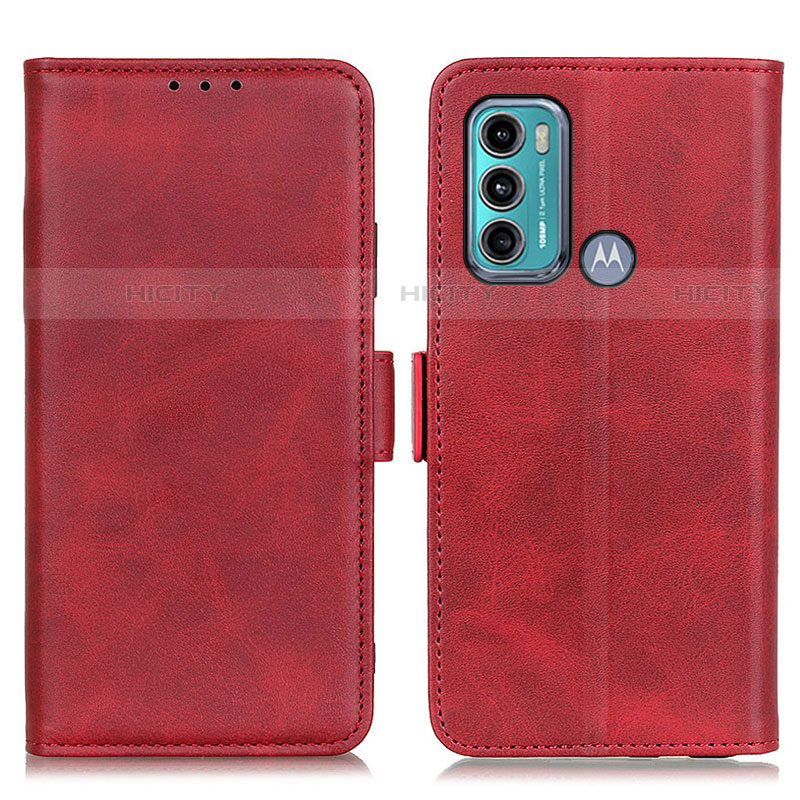 Handytasche Stand Schutzhülle Flip Leder Hülle M15L für Motorola Moto G40 Fusion Rot Plus