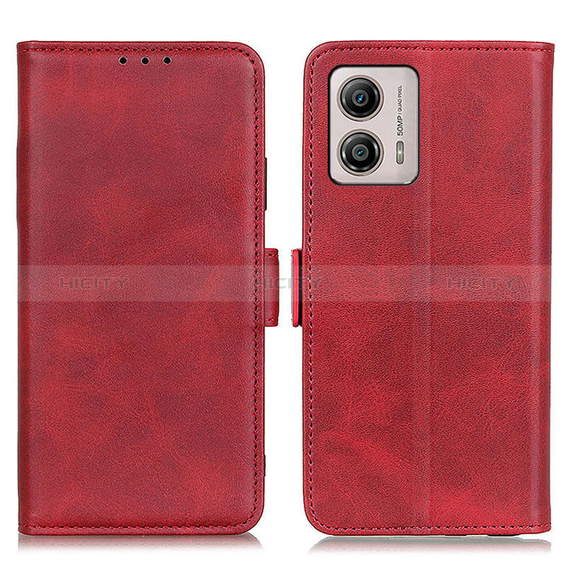 Handytasche Stand Schutzhülle Flip Leder Hülle M15L für Motorola Moto G53 5G Rot Plus