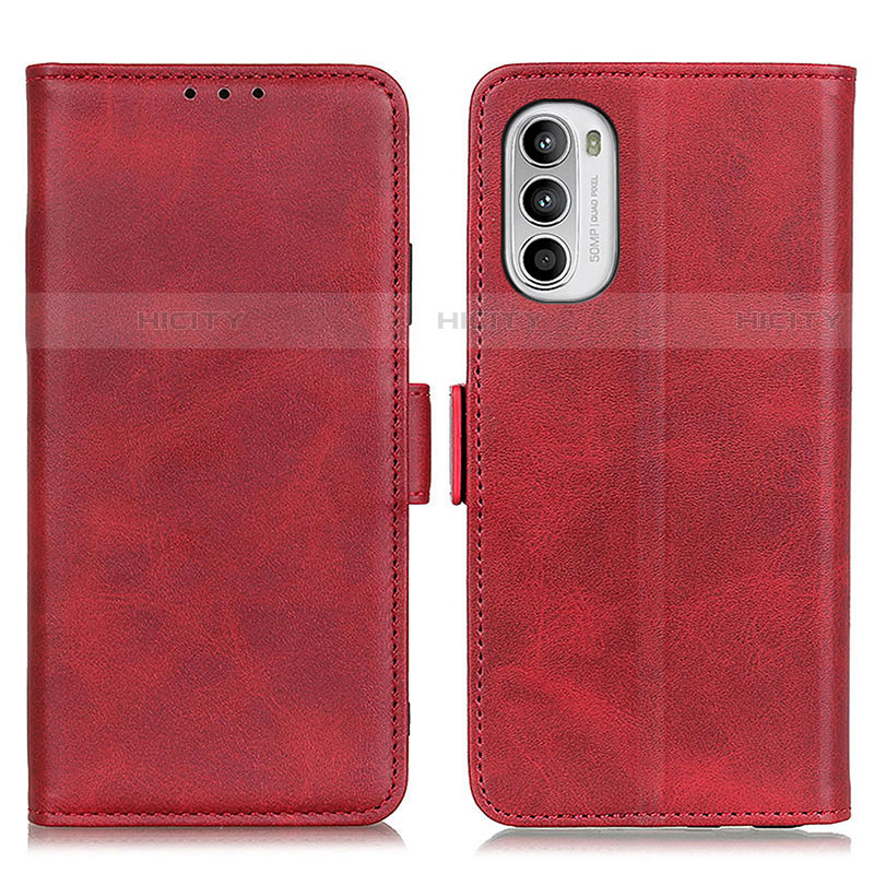 Handytasche Stand Schutzhülle Flip Leder Hülle M15L für Motorola Moto G71s 5G Rot