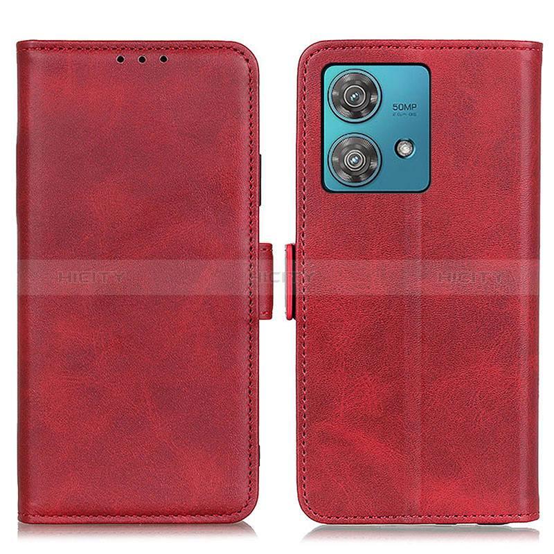 Handytasche Stand Schutzhülle Flip Leder Hülle M15L für Motorola Moto G84 5G Rot