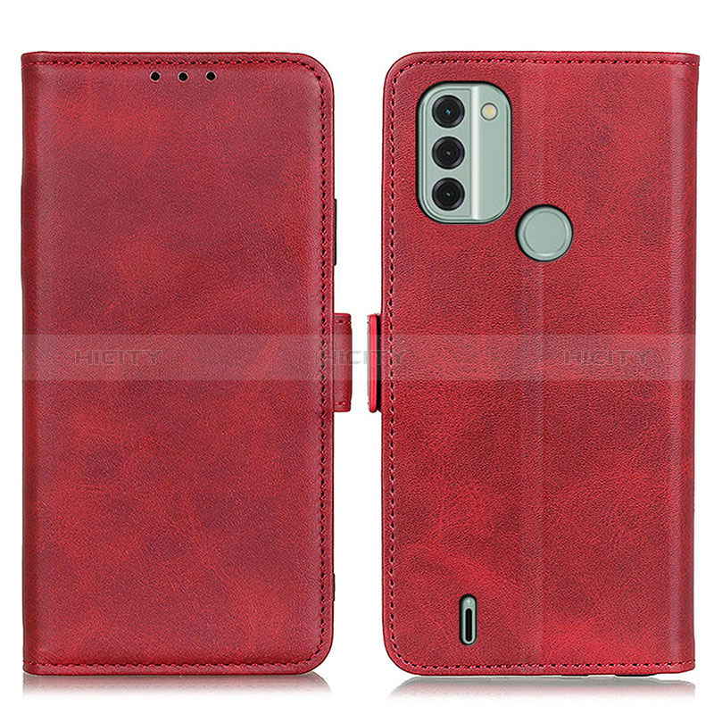 Handytasche Stand Schutzhülle Flip Leder Hülle M15L für Nokia C31 Rot Plus