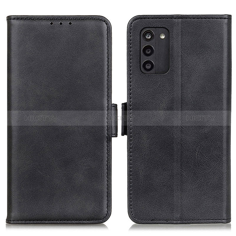 Handytasche Stand Schutzhülle Flip Leder Hülle M15L für Nokia G100 Schwarz Plus